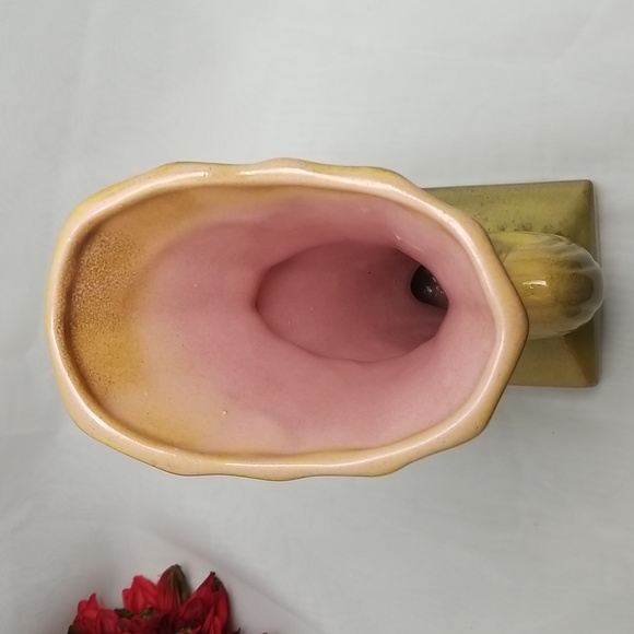 Gonder Pottery Cornucopia Vase Planter - Picture 2 of 15